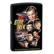 Star Trek The Original Series Crew Black Matte Zippo Lighter